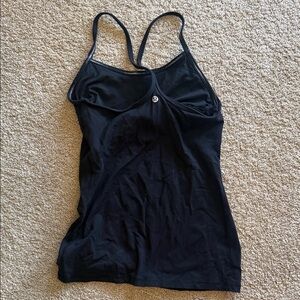 lululemon athletica Black Strappy Tank Top